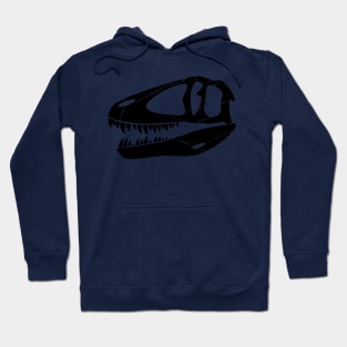 Carcharodontosaurus skull Hoodie